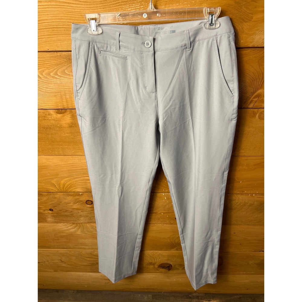 Lesmart Golf Series Standard Fit Gray‎ Cropped Pants Women's US 10 Pickleball